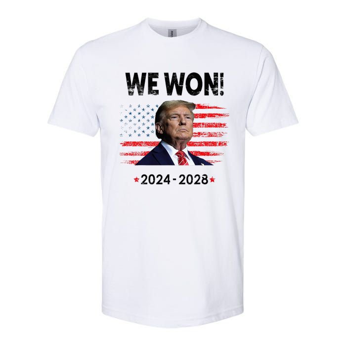 We Won 2024 2028 Softstyle CVC T-Shirt