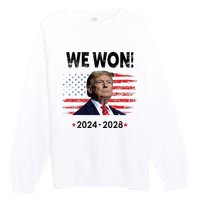 We Won 2024 2028 Premium Crewneck Sweatshirt