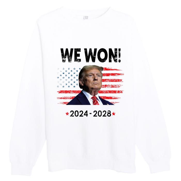 We Won 2024 2028 Premium Crewneck Sweatshirt