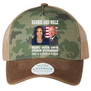 Walz Waltz 2024 Mind Your Own Damn Business Legacy Tie Dye Trucker Hat