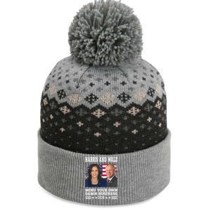 Walz Waltz 2024 Mind Your Own Damn Business The Baniff Cuffed Pom Beanie