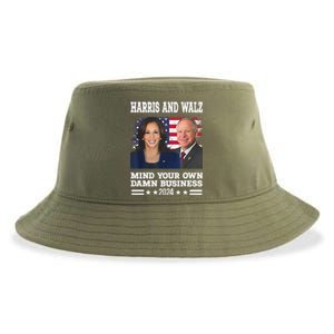 Walz Waltz 2024 Mind Your Own Damn Business Sustainable Bucket Hat