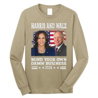 Walz Waltz 2024 Mind Your Own Damn Business Long Sleeve Shirt