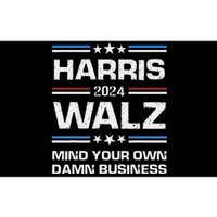 Walz Waltz 2024 Mind Your Own Damn Business Bumper Sticker