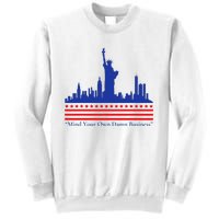 Waltz Walz 2024 Mind Your Own Damn Business Tim Waltz 2024 Sweatshirt