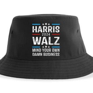 Walz Waltz 2024 Mind Your Own Damn Business Sustainable Bucket Hat