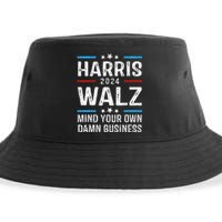 Walz Waltz 2024 Mind Your Own Damn Business Sustainable Bucket Hat