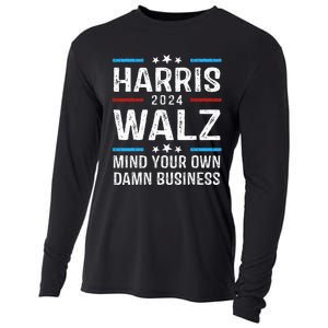 Walz Waltz 2024 Mind Your Own Damn Business Cooling Performance Long Sleeve Crew