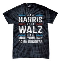 Walz Waltz 2024 Mind Your Own Damn Business Tie-Dye T-Shirt