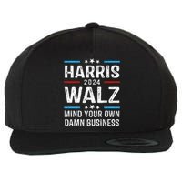 Walz Waltz 2024 Mind Your Own Damn Business Wool Snapback Cap