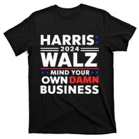 Walz Waltz 2024 Mind Your Own Damn Business T-Shirt