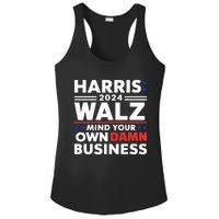 Walz Waltz 2024 Mind Your Own Damn Business Ladies PosiCharge Competitor Racerback Tank