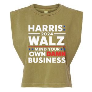 Walz Waltz 2024 Mind Your Own Damn Business Garment-Dyed Women's Muscle Tee