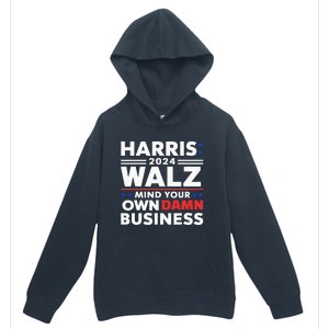 Walz Waltz 2024 Mind Your Own Damn Business Urban Pullover Hoodie