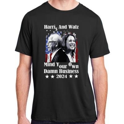 Walz Waltz 2024 Mind Your Own Damn Business Adult ChromaSoft Performance T-Shirt