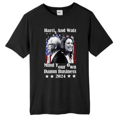 Walz Waltz 2024 Mind Your Own Damn Business Tall Fusion ChromaSoft Performance T-Shirt