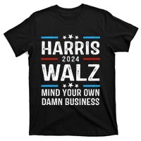 Walz Waltz 2024 Mind Your Own Damn Business T-Shirt