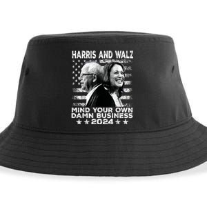 Walz Waltz 2024 Mind Your Own Damn Business Sustainable Bucket Hat