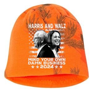 Walz Waltz 2024 Mind Your Own Damn Business Kati - Camo Knit Beanie