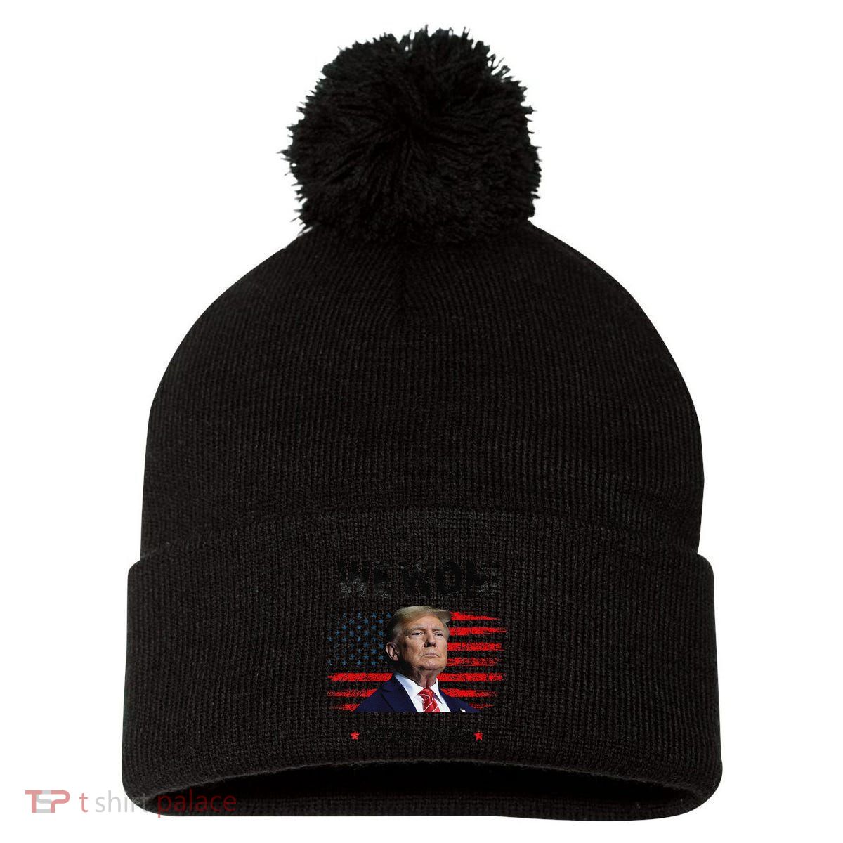 We Won 2024 2028 Pom Pom 12in Knit Beanie
