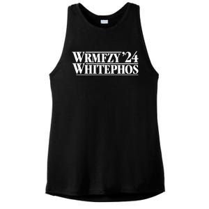 Wrmfzy Whitephos 24 Old Sparky Ladies PosiCharge Tri-Blend Wicking Tank