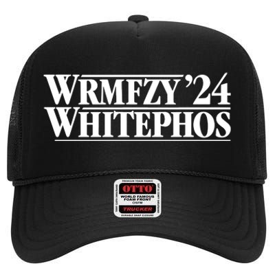 Wrmfzy Whitephos 24 Old Sparky High Crown Mesh Back Trucker Hat