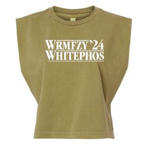 Wrmfzy Whitephos 24 Old Sparky Garment-Dyed Women's Muscle Tee