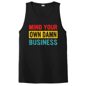 Walz Waltz 2024 Mind Your Own Damn Business PosiCharge Competitor Tank