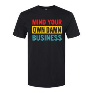 Walz Waltz 2024 Mind Your Own Damn Business Softstyle CVC T-Shirt