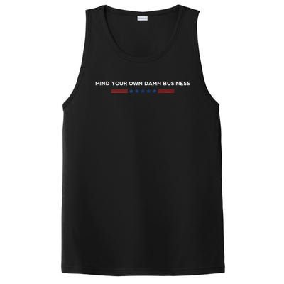 Walz Waltz 2024 Mind Your Own Damn Business PosiCharge Competitor Tank