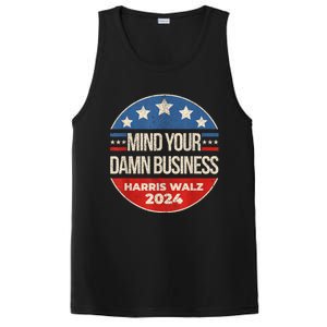 Walz Waltz 2024 Mind Your Own Damn Business PosiCharge Competitor Tank