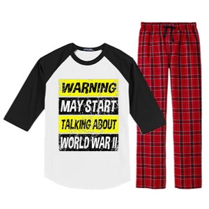 World War 2 Memorabilia World War II WW2 Gear Raglan Sleeve Pajama Set