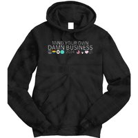 Walz Waltz 2024 American Flag Mind Your Own Damn Business Gift Tie Dye Hoodie