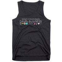 Walz Waltz 2024 American Flag Mind Your Own Damn Business Gift Tank Top