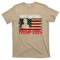 We Won 2024 Donald Trump Won 2024 Election Republican Win T-Shirt