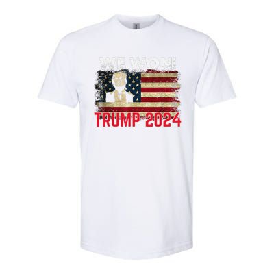 We Won 2024 Donald Trump Won 2024 Election Republican Win Softstyle CVC T-Shirt