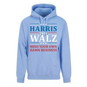 Walz Waltz 2024 Mind Your Own Damn Business Unisex Surf Hoodie