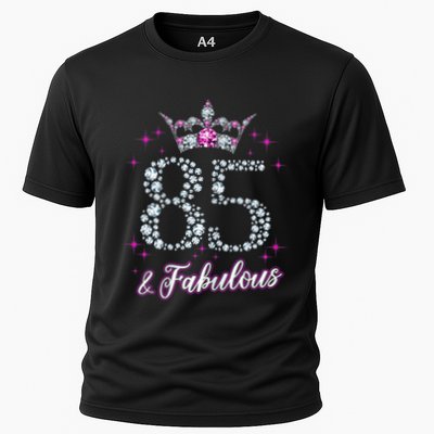 Wo Wo 85 And Fabulous 1935 85Th Birthday Present Gift Tee Cooling Performance Crew T-Shirt