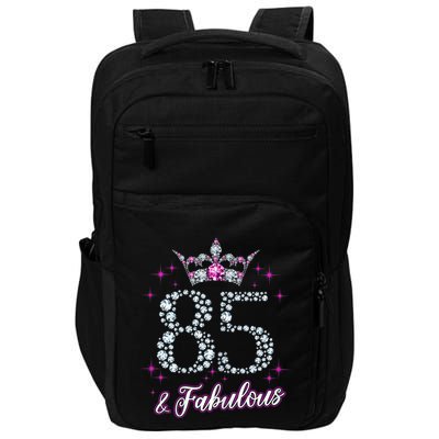 Wo Wo 85 And Fabulous 1935 85Th Birthday Present Gift Tee Impact Tech Backpack