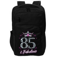 Wo Wo 85 And Fabulous 1935 85Th Birthday Present Gift Tee Impact Tech Backpack