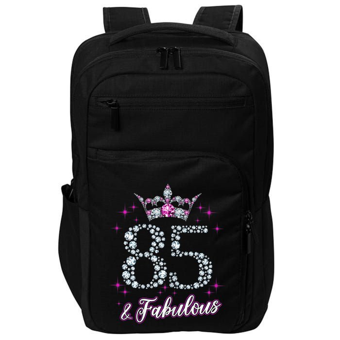 Wo Wo 85 And Fabulous 1935 85Th Birthday Present Gift Tee Impact Tech Backpack