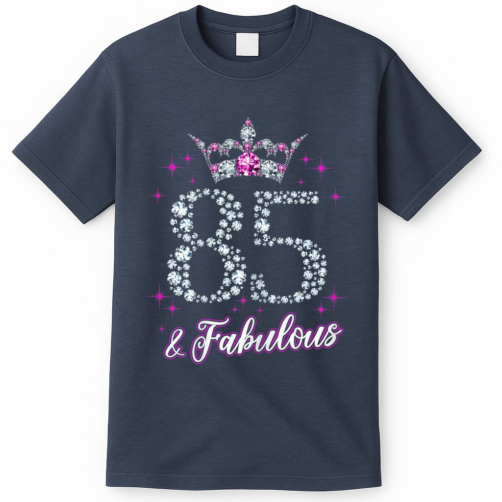 Wo Wo 85 And Fabulous 1935 85Th Birthday Present Gift Tee T-Shirt