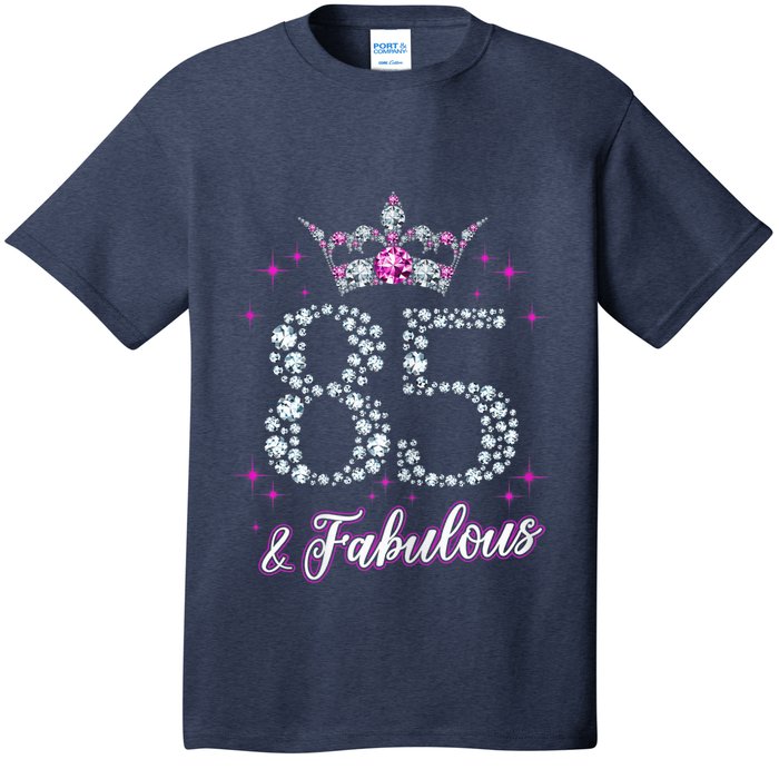 Wo Wo 85 And Fabulous 1935 85Th Birthday Present Gift Tee T-Shirt