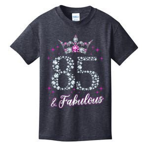 Wo Wo 85 And Fabulous 1935 85Th Birthday Present Gift Tee Kids T-Shirt