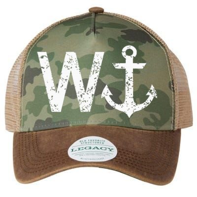 Wanker W Anchor Legacy Tie Dye Trucker Hat