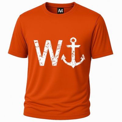 Wanker W Anchor Cooling Performance Crew T-Shirt