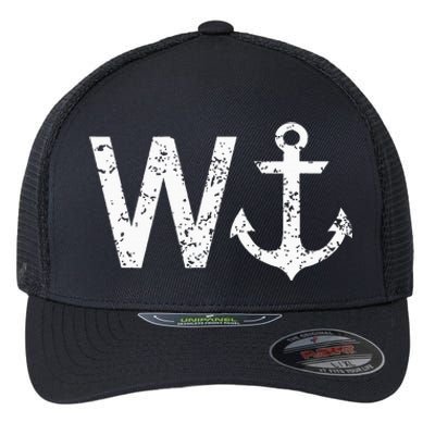 Wanker W Anchor Flexfit Unipanel Trucker Cap