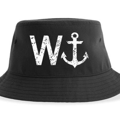 Wanker W Anchor Sustainable Bucket Hat