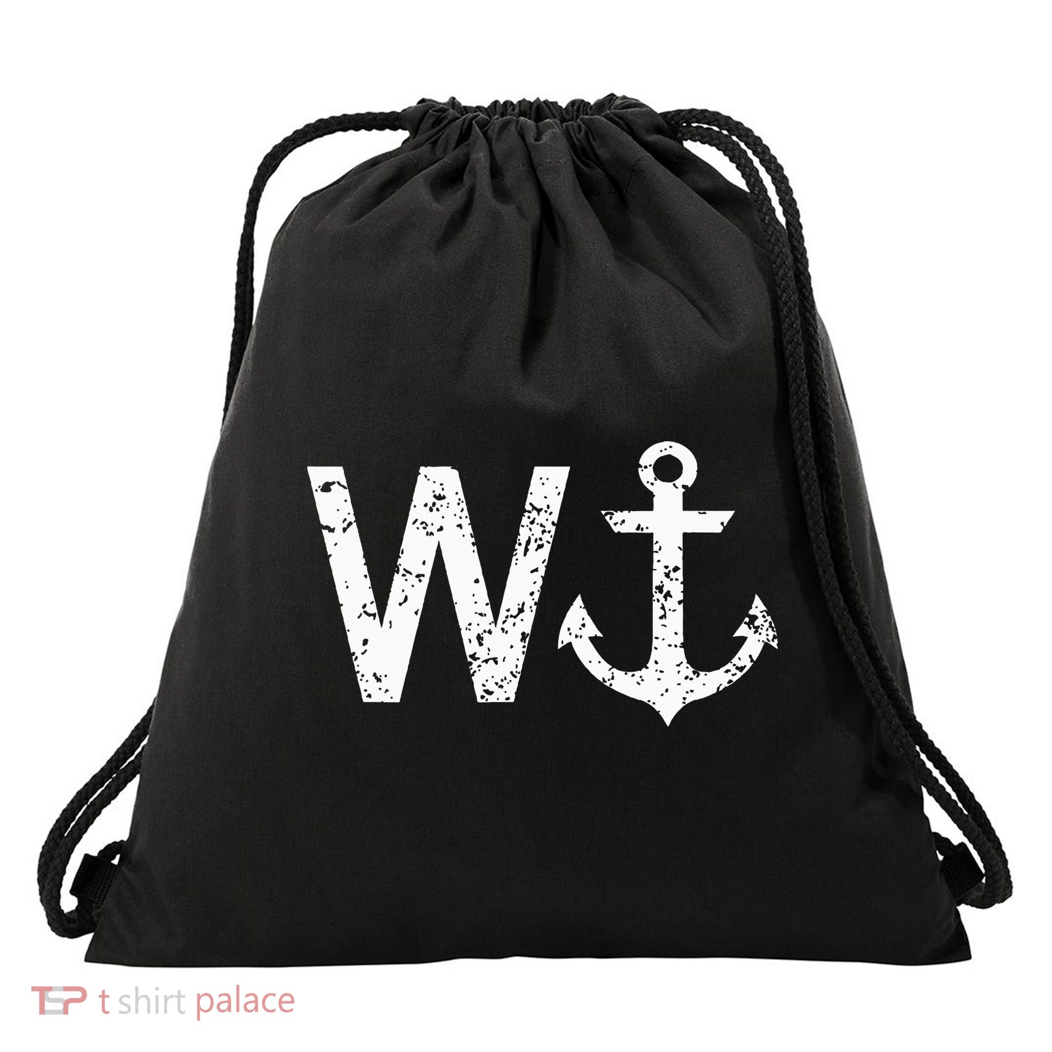 Wanker W Anchor Drawstring Bag