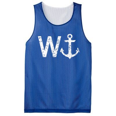 Wanker W Anchor Mesh Reversible Basketball Jersey Tank